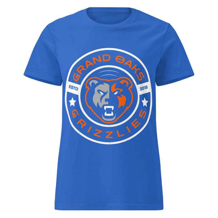 Grand Oaks High School Grizzlies Women's Royal Blue SoftStyle T-shirt 239