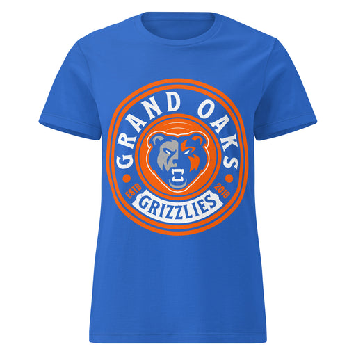 Grand Oaks High School Grizzlies Women's Royal Blue SoftStyle T-shirt 220