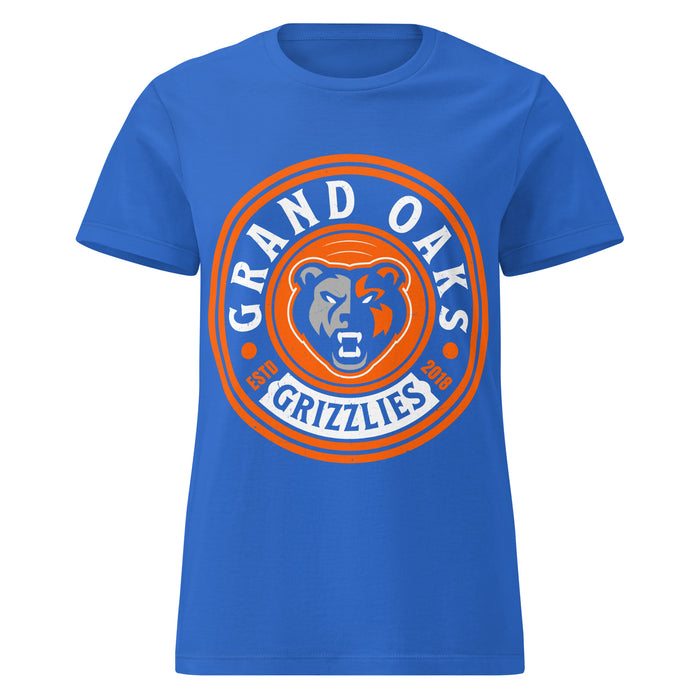 Grand Oaks High School Grizzlies Women's Royal Blue SoftStyle T-shirt 220