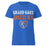 Grand Oaks High School Grizzlies Women's Royal Blue SoftStyle T-shirt 017