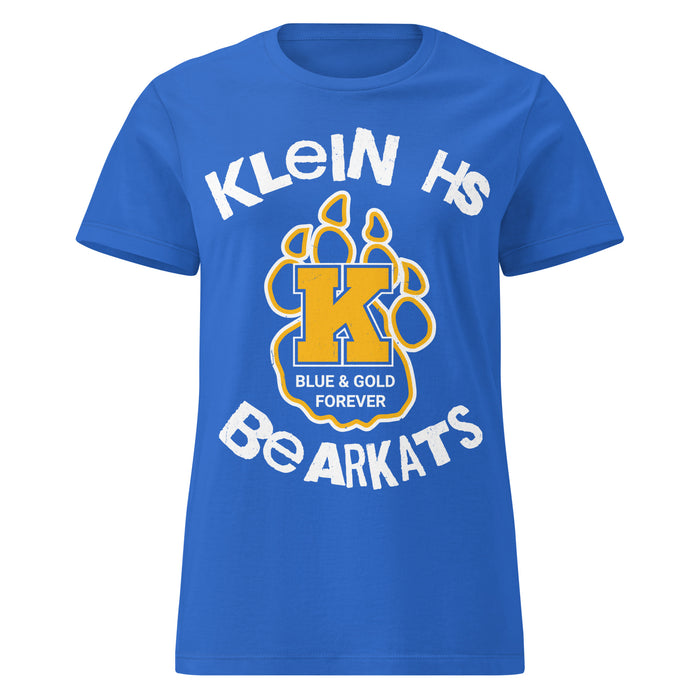 Klein High School Bearkats Women's Royal Blue SoftStyle T-shirt 228