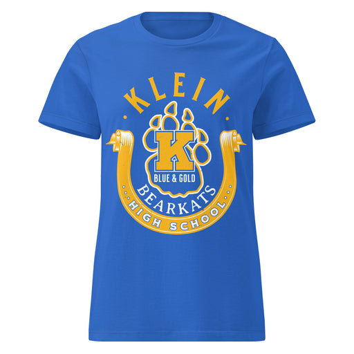 Klein High School Bearkats Women's Royal Blue SoftStyle T-shirt 229