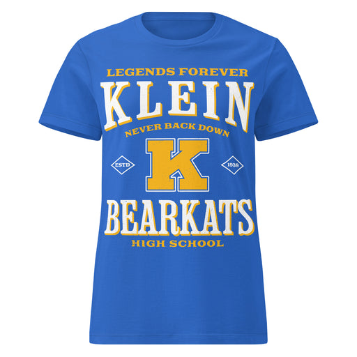 Klein High School Bearkats Women's Royal Blue SoftStyle T-shirt 230