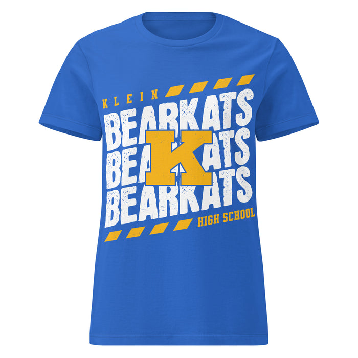 Klein High School Bearkats Women's Royal Blue SoftStyle T-shirt 223