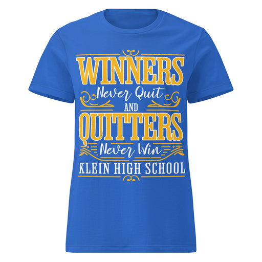 Klein High School Bearkats Women's Royal Blue SoftStyle T-shirt 237