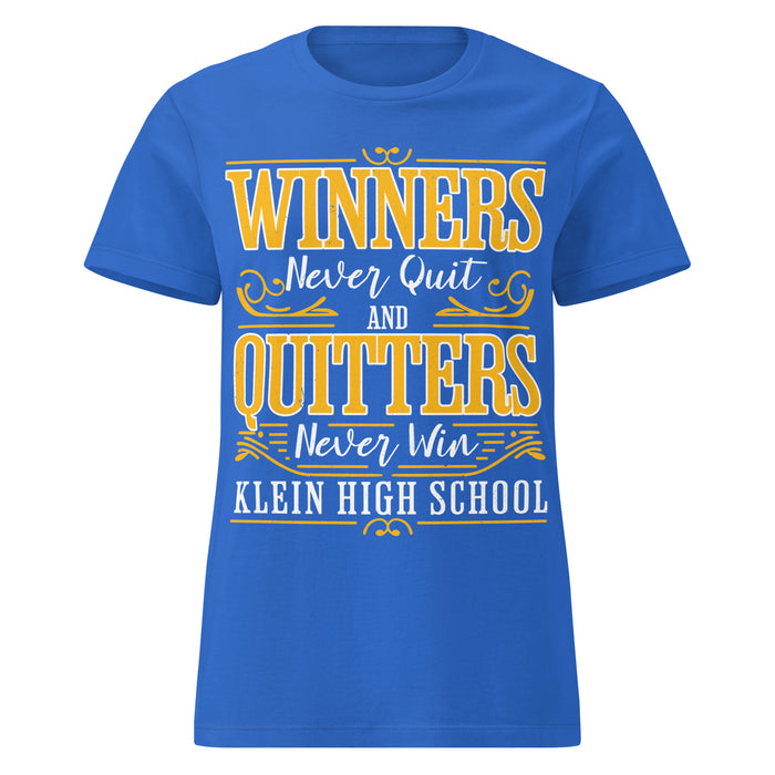 Klein High School Bearkats Women's Royal Blue SoftStyle T-shirt 237