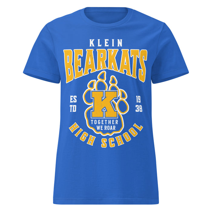 Klein High School Bearkats Women's Royal Blue SoftStyle T-shirt 213