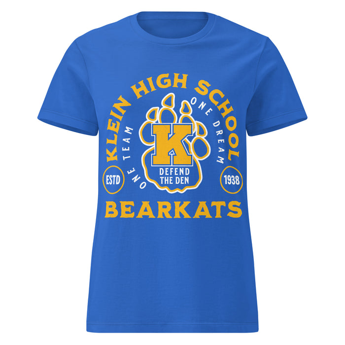 Klein High School Bearkats Women's Royal Blue SoftStyle T-shirt 208