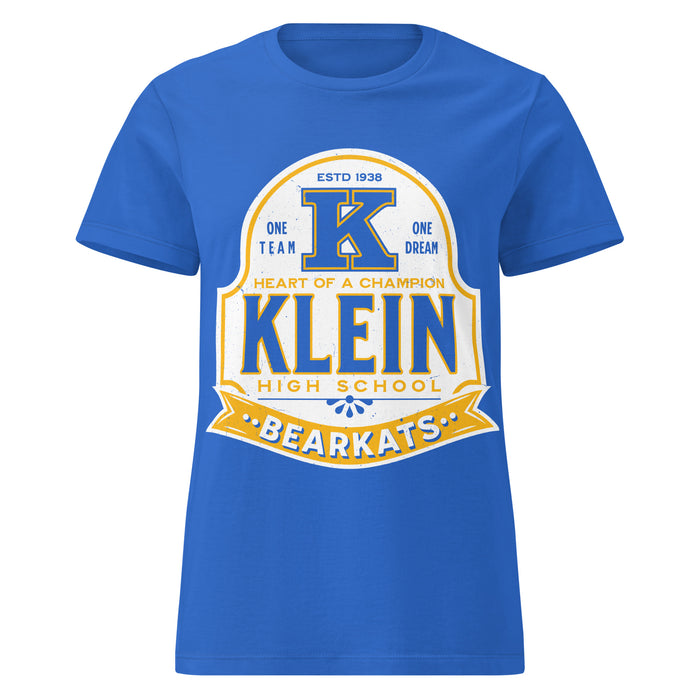 Klein High School Bearkats Women's Royal Blue SoftStyle T-shirt 219