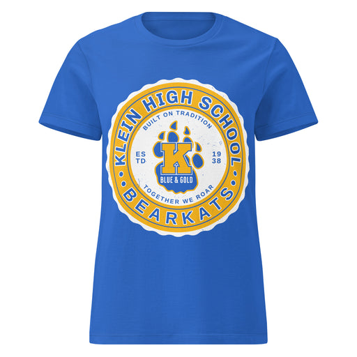 Klein High School Bearkats Women's Royal Blue SoftStyle T-shirt 216
