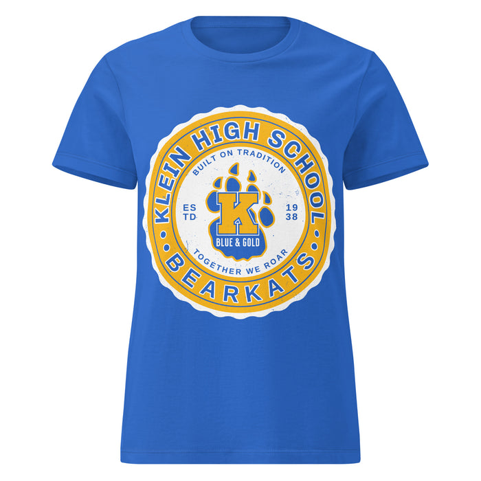 Klein High School Bearkats Women's Royal Blue SoftStyle T-shirt 216