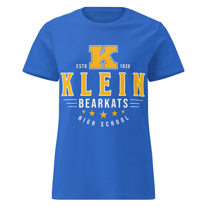Klein High School Bearkats Women's Royal Blue SoftStyle T-shirt 217