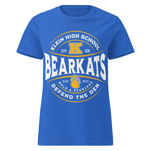 Klein High School Bearkats Women's Royal Blue SoftStyle T-shirt 218