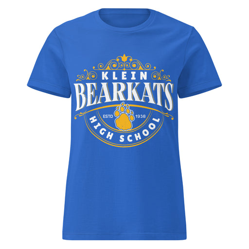 Klein High School Bearkats Women's Royal Blue SoftStyle T-shirt 211