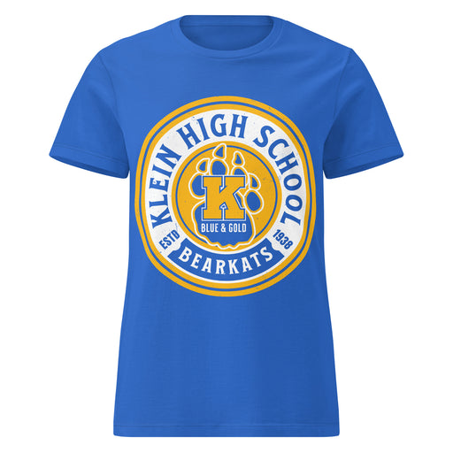 Klein High School Bearkats Women's Royal Blue SoftStyle T-shirt 220