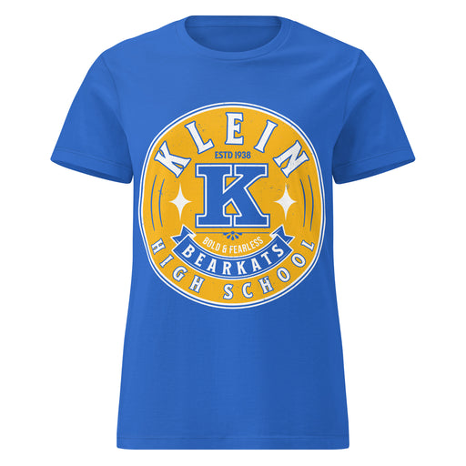 Klein High School Bearkats Women's Royal Blue SoftStyle T-shirt 215