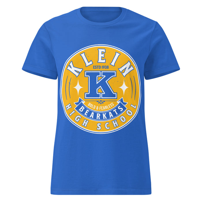 Klein High School Bearkats Women's Royal Blue SoftStyle T-shirt 215