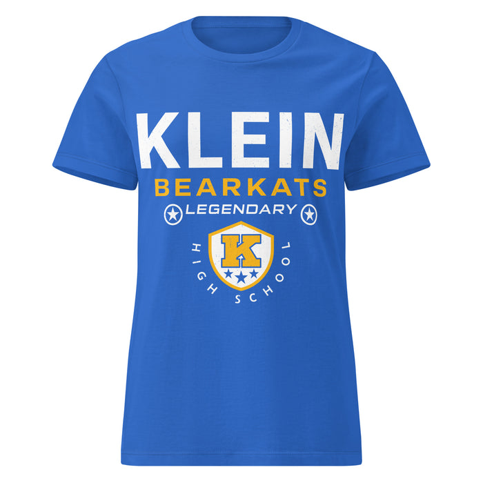 Klein High School Bearkats Women's Royal Blue SoftStyle T-shirt 003