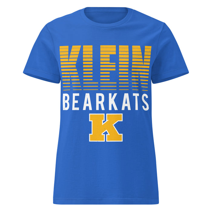 Klein High School Bearkats Women's Royal Blue SoftStyle T-shirt 024
