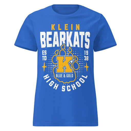 Klein High School Bearkats Women's Royal Blue SoftStyle T-shirt 204