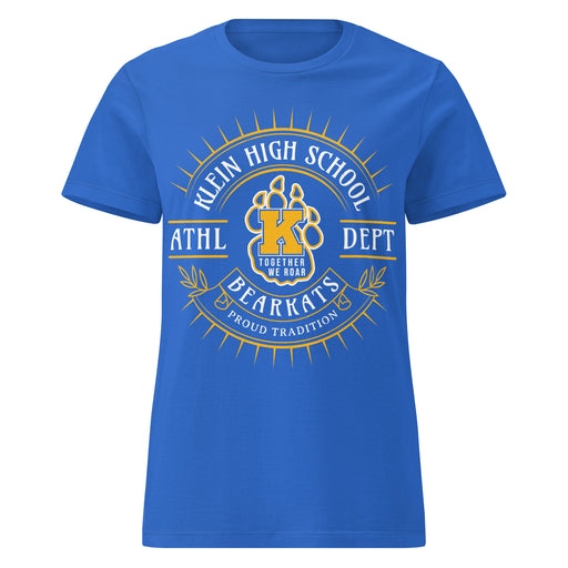 Klein High School Bearkats Women's Royal Blue SoftStyle T-shirt 201