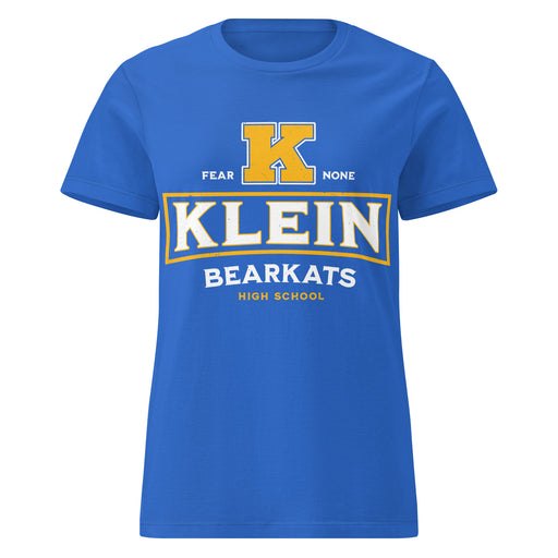 Klein High School Bearkats Women's Royal Blue SoftStyle T-shirt 202