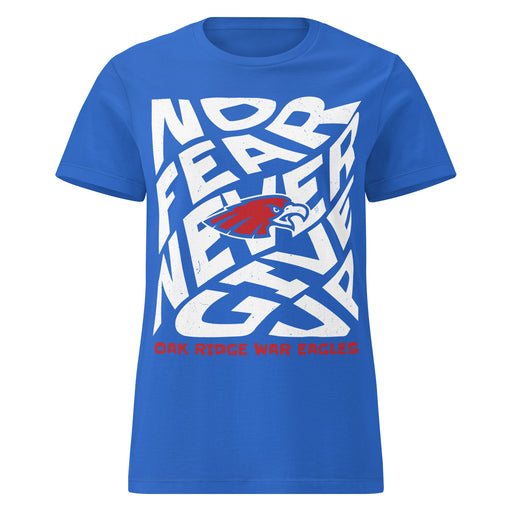 Oak Ridge High School War Eagles Women's Royal Blue SoftStyle T-shirt 236