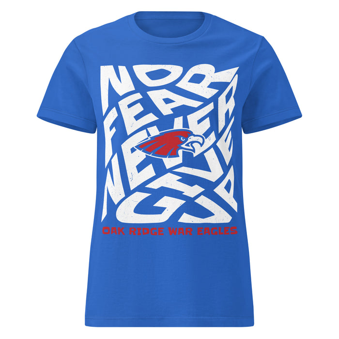 Oak Ridge High School War Eagles Women's Royal Blue SoftStyle T-shirt 236