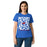 Front view of Oak Ridge High School War Eagles Women's Royal Blue SoftStyle T-shirt 236