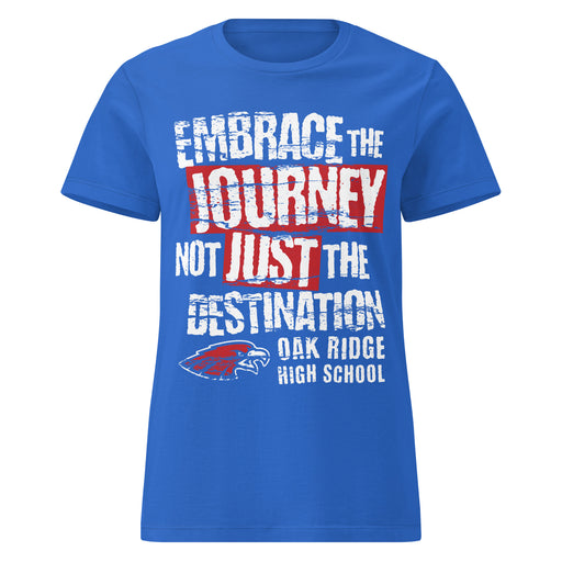 Oak Ridge High School War Eagles Women's Royal Blue SoftStyle T-shirt 232