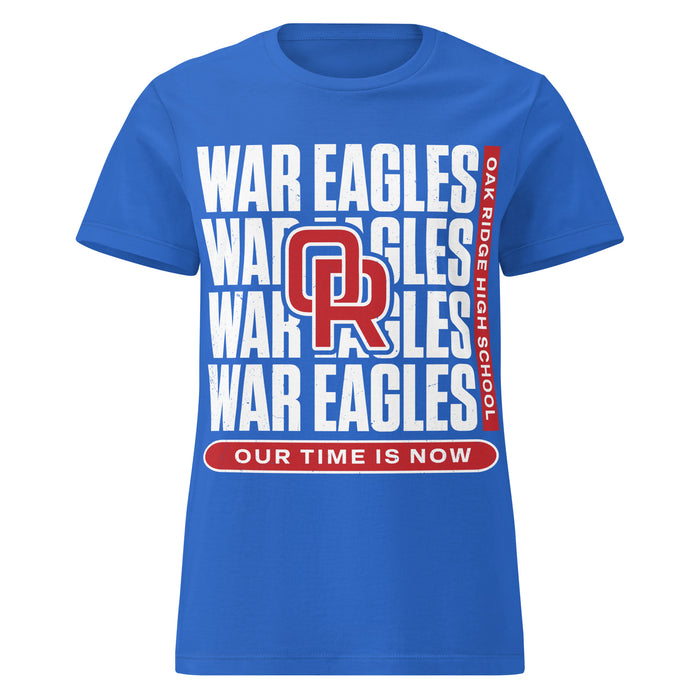 Oak Ridge High School War Eagles Women's Royal Blue SoftStyle T-shirt 235