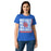 Front view of Oak Ridge High School War Eagles Women's Royal Blue SoftStyle T-shirt 235