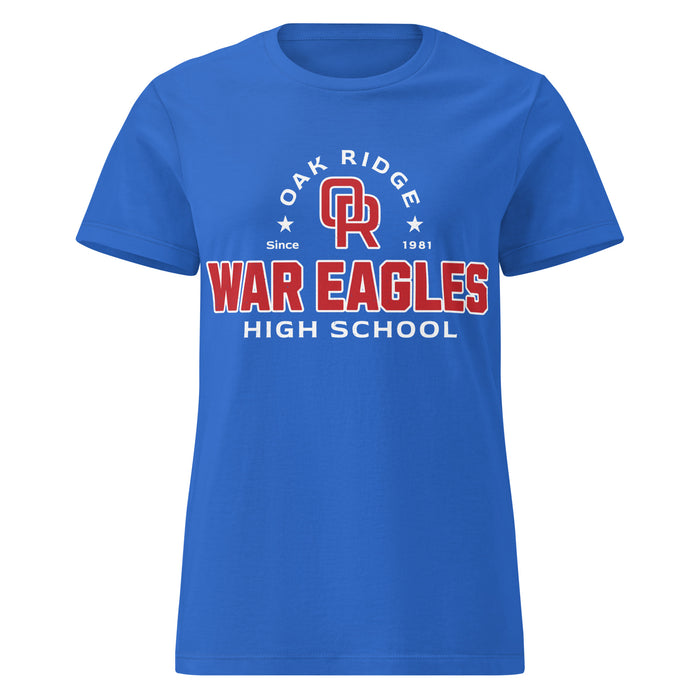 Oak Ridge High School War Eagles Women's Royal Blue SoftStyle T-shirt 222