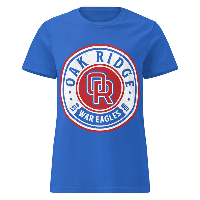 Oak Ridge High School War Eagles Women's Royal Blue SoftStyle T-shirt 220