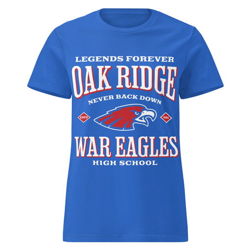 Oak Ridge High School War Eagles Women's Royal Blue SoftStyle T-shirt 230