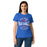 Student wearing Oak Ridge High School War Eagles Women's Royal Blue SoftStyle T-shirt 218