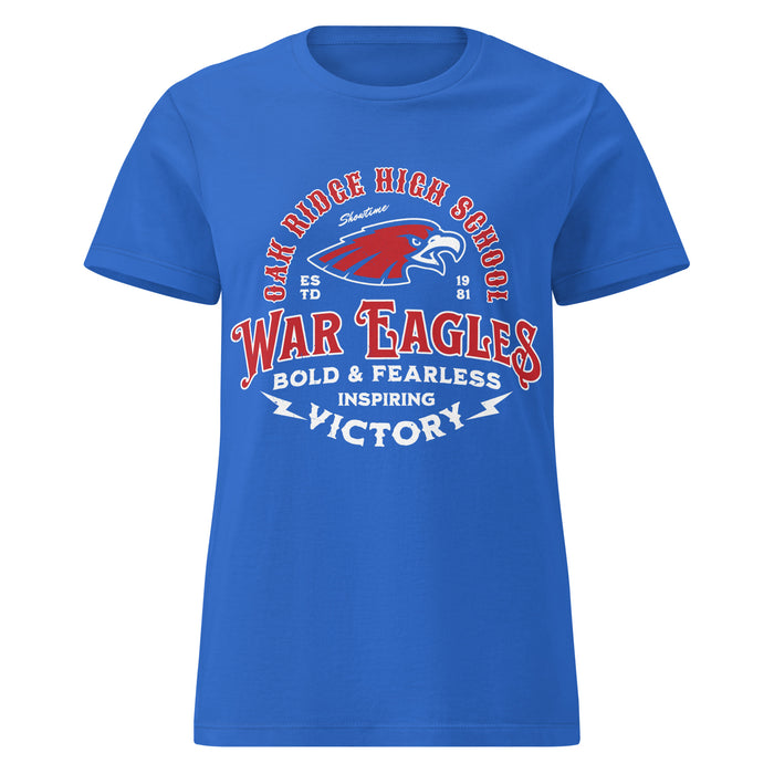 Oak Ridge High School War Eagles Women's Royal Blue SoftStyle T-shirt 206