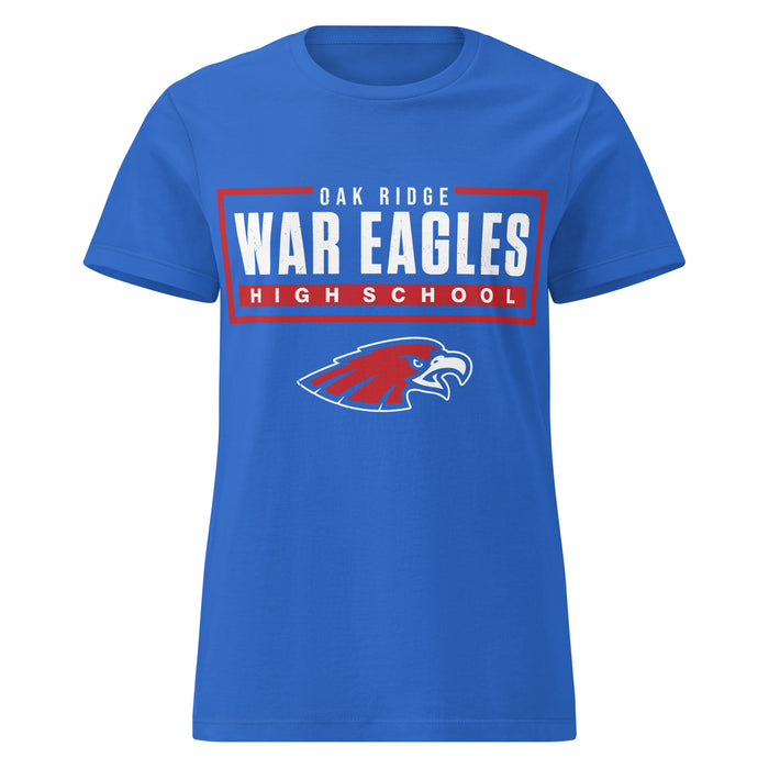 Oak Ridge High School War Eagles Women's Royal Blue SoftStyle T-shirt 049