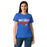 Front view of Oak Ridge High School War Eagles Women's Royal Blue SoftStyle T-shirt 049