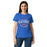 Lady wearing Oak Ridge High School War Eagles Women's Royal Blue SoftStyle T-shirt 211
