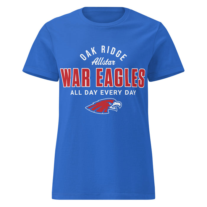 Oak Ridge High School War Eagles Women's Royal Blue SoftStyle T-shirt 040