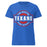 Sam Houston High School Texans Women's Royal Blue SoftStyle T-shirt 011