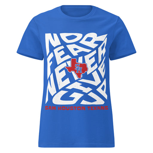 Sam Houston High School Texans Women's Royal Blue SoftStyle T-shirt 236