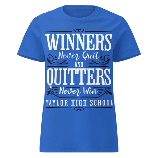 Taylor High School Mustangs Women's Royal Blue SoftStyle T-shirt 237