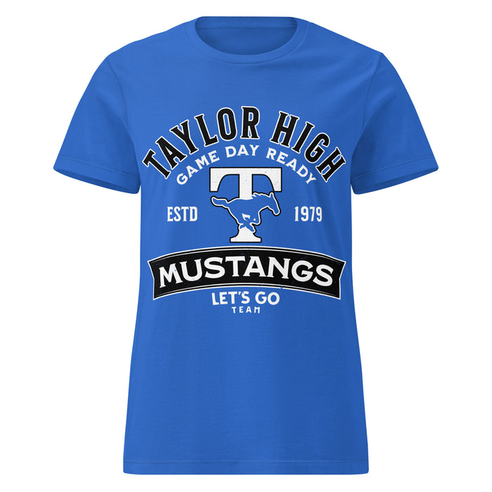 Taylor High School Mustangs Women's Royal Blue SoftStyle T-shirt 221