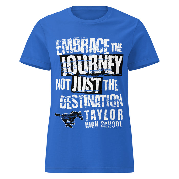 Taylor High School Mustangs Women's Royal Blue SoftStyle T-shirt 232