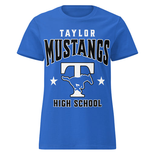 Taylor High School Mustangs Women's Royal Blue SoftStyle T-shirt 213