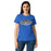 Lady wearing Taylor High School Mustangs Women's Royal Blue SoftStyle T-shirt 009