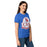 Side view of Oak Ridge High School War Eagles Women's Royal Blue SoftStyle T-shirt 219