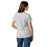 Back view of Taylor High School Mustangs Women's Grey SoftStyle T-shirt 206